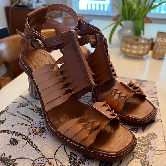 Ulla Johnson Madeira Twist Hi Heel sz 37.5 fit like 7.5 - Picture 3 of 9